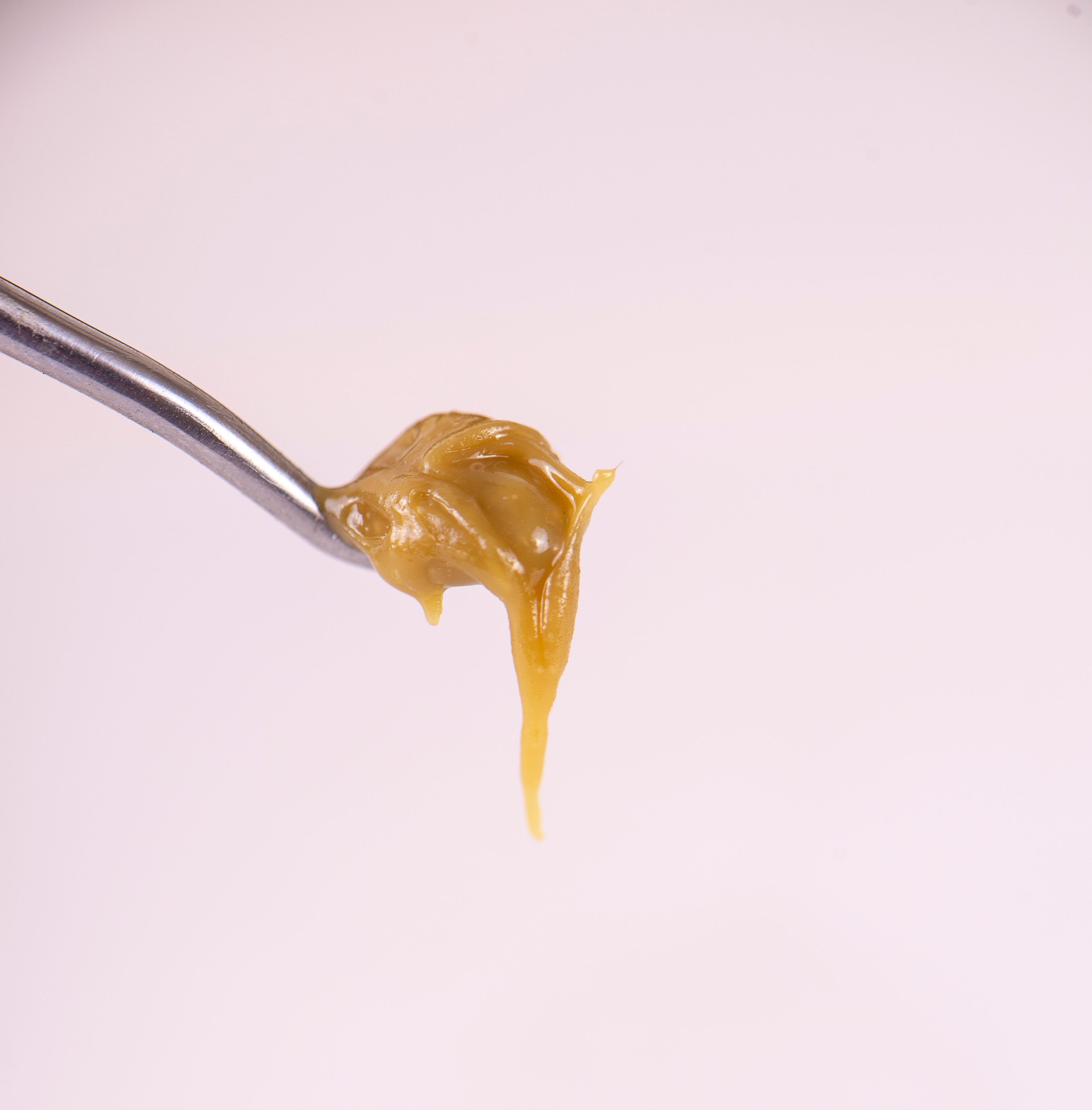 Cannabis concentrate extracted from the marijuana plant isolated on white